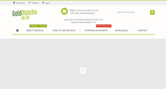 Desktop Screenshot of goldmatcha.com